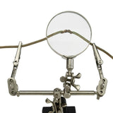 Clip Magnifier Soldering Iron Stand